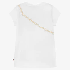 AIGNER Teen Girls White T-Shirt 3 AIGNER Teen Girls White T-Shirt -Molo Store aigner teen girls white t shirt 456112 e2fb50655c499e368ae1375e34f0fc14f7561681