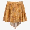 Alviero Martini Teen Girls Dark Beige Geo Map Skirt