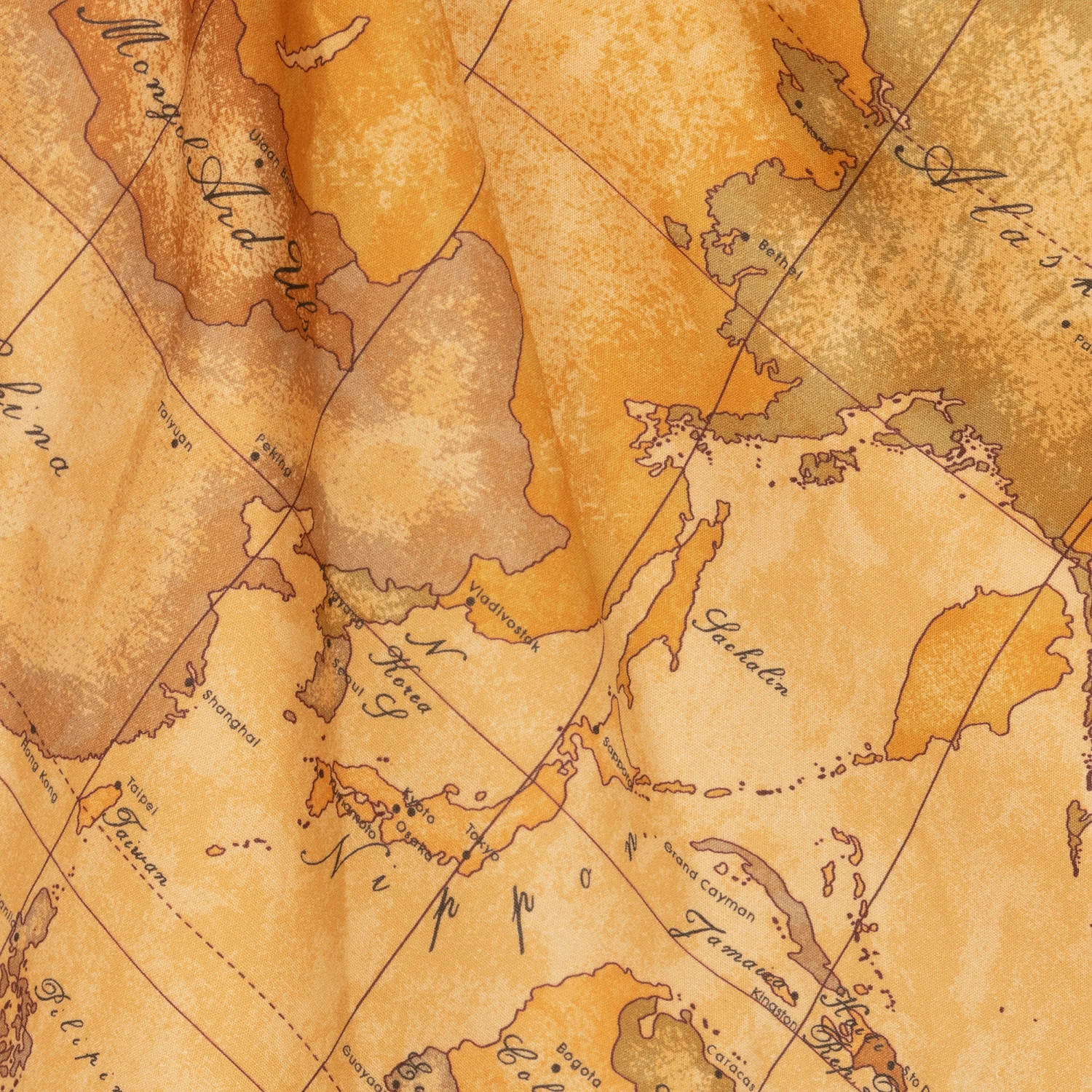 Alviero Martini Teen Girls Dark Beige Geo Map Skirt 3 Alviero Martini Teen Girls Dark Beige Geo Map Skirt - Image 3