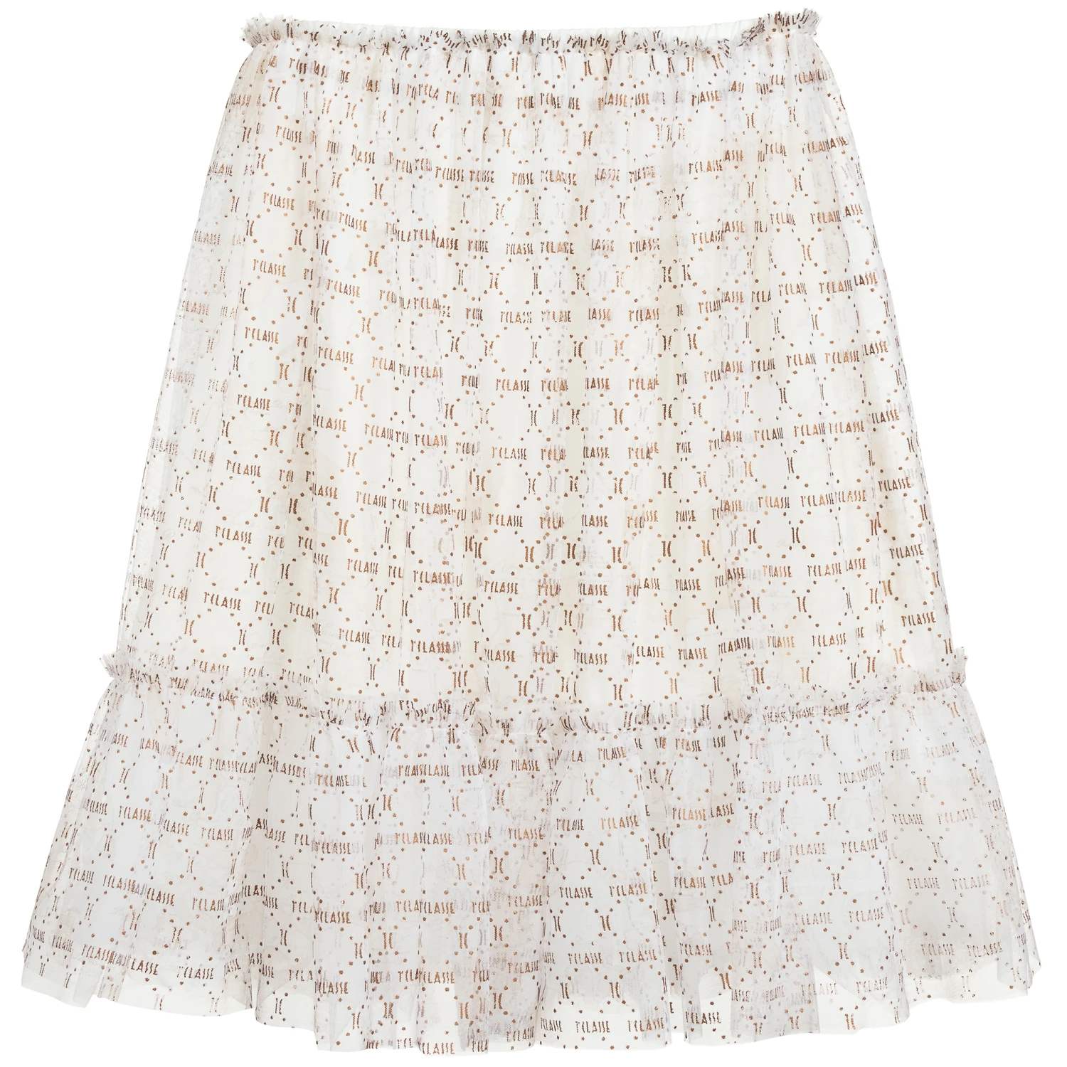 Alviero Martini Teen Ivory Geo Map Logo Skirt 2 Alviero Martini Teen Ivory Geo Map Logo Skirt - Image 2