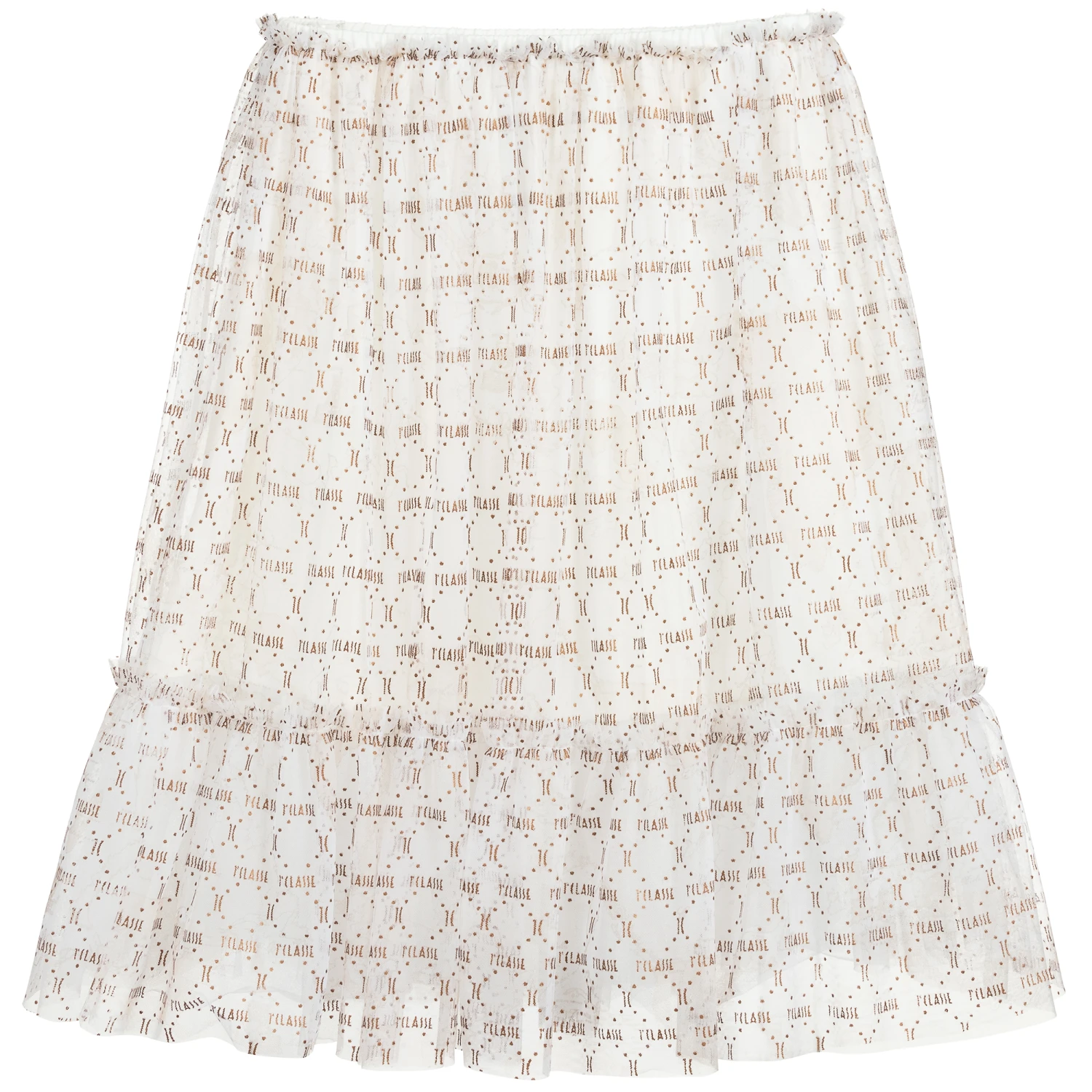 Alviero Martini Teen Ivory Geo Map Logo Skirt 1 Alviero Martini Teen Ivory Geo Map Logo Skirt