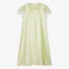 AMIKI Children Teen Girls Green Silk Nightdress