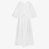 AMIKI Children Teen Girls White Broderie Anglaise Nightdress