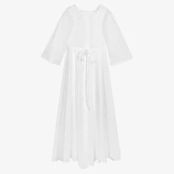 AMIKI Children Teen Girls White Broderie Anglaise Nightdress