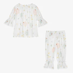 AMIKI Children Teen Girls White Floral Pyjamas -Molo Store amiki children teen girls white floral pyjamas 494576 b3480bcd80b5ec3d79cf29dcb57f06fea09455ef
