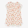 AMIKI Children Teen Girls White & Red Poppy Nightdress