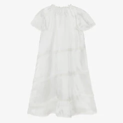 AMIKI Children Teen Girls White Silk Nightdress -Molo Store amiki children teen girls white silk nightdress 494574 e9634cb6435b466e0c31bb6f110a9ad2730e982b
