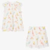 AMIKI Children Teen White Butterfly Pyjamas