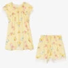 AMIKI Children Teen Yellow Butterfly Pyjamas