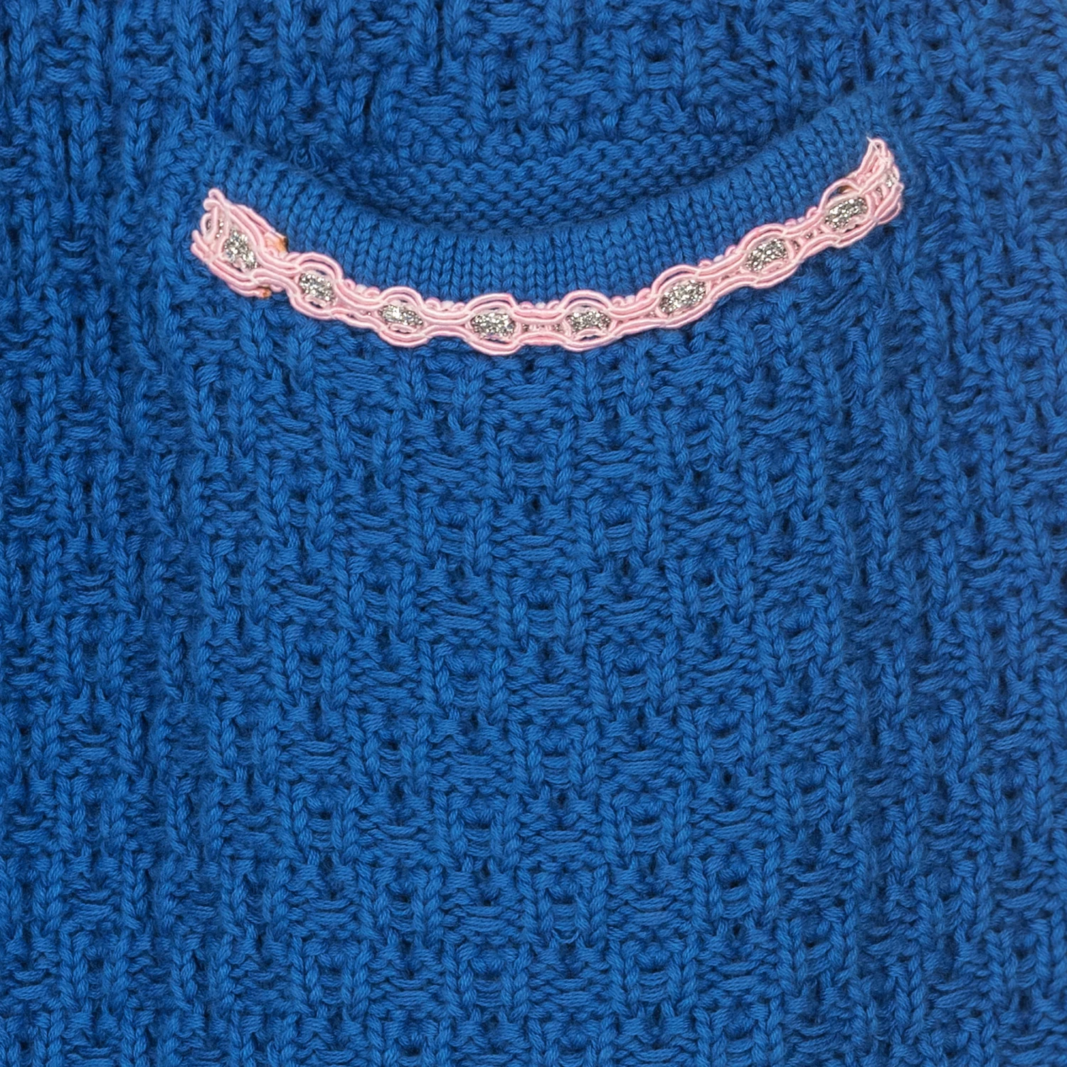 Angel's Face Teen Girls Blue Knitted Skirt 3 Angel's Face Teen Girls Blue Knitted Skirt - Image 3