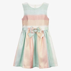 Angel's Face Teen Girls Pastel Stripe Dress
