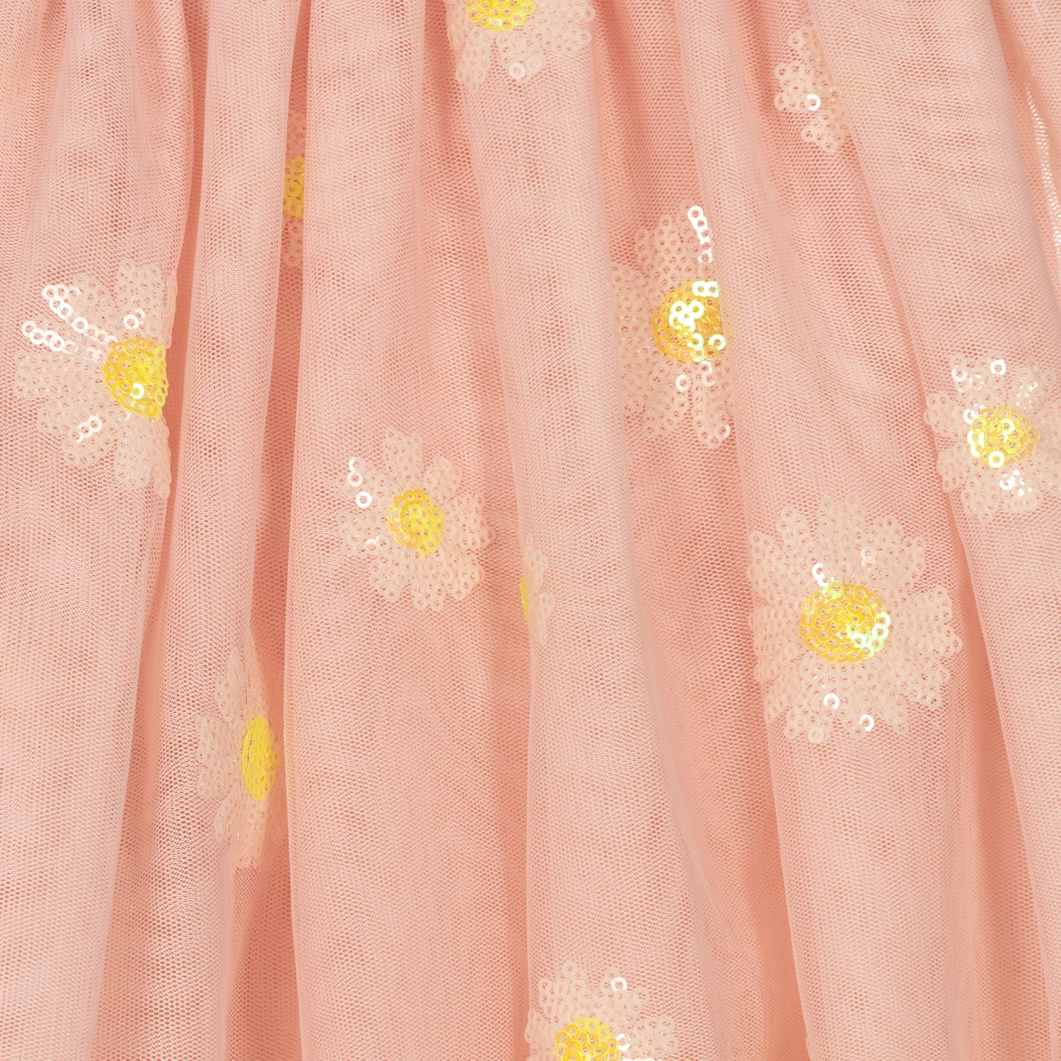 Angel's Face Teen Girls Pink Daisies Tulle Skirt 3 Angel's Face Teen Girls Pink Daisies Tulle Skirt - Image 3