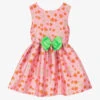Angel's Face Teen Girls Pink Strawberry Jacquard Dress