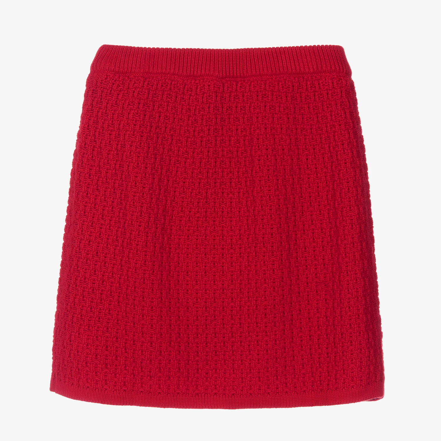 Angel's Face Teen Girls Red Knitted Skirt 2 Angel's Face Teen Girls Red Knitted Skirt - Image 2