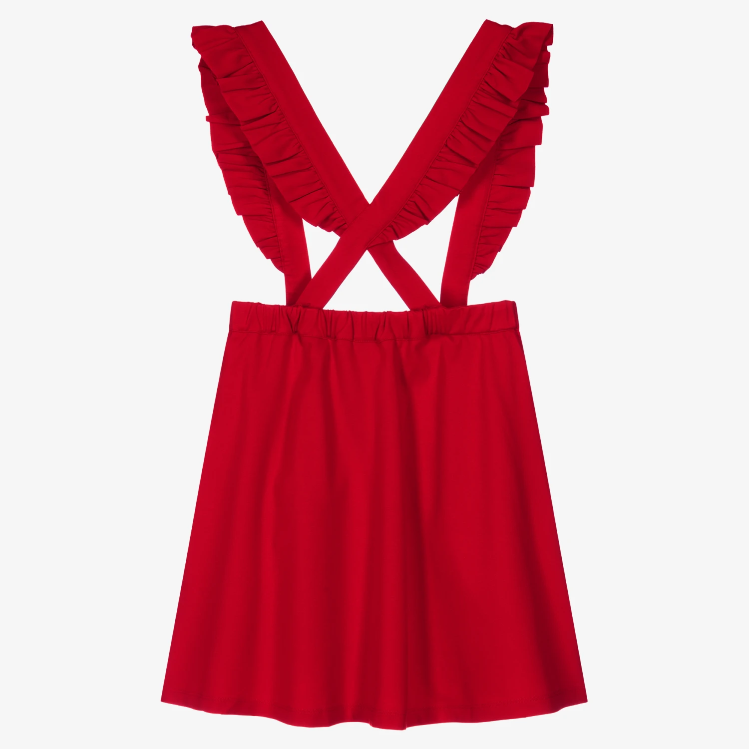 Angel's Face Teen Girls Red Ruffle Skirt 2 Angel's Face Teen Girls Red Ruffle Skirt - Image 2