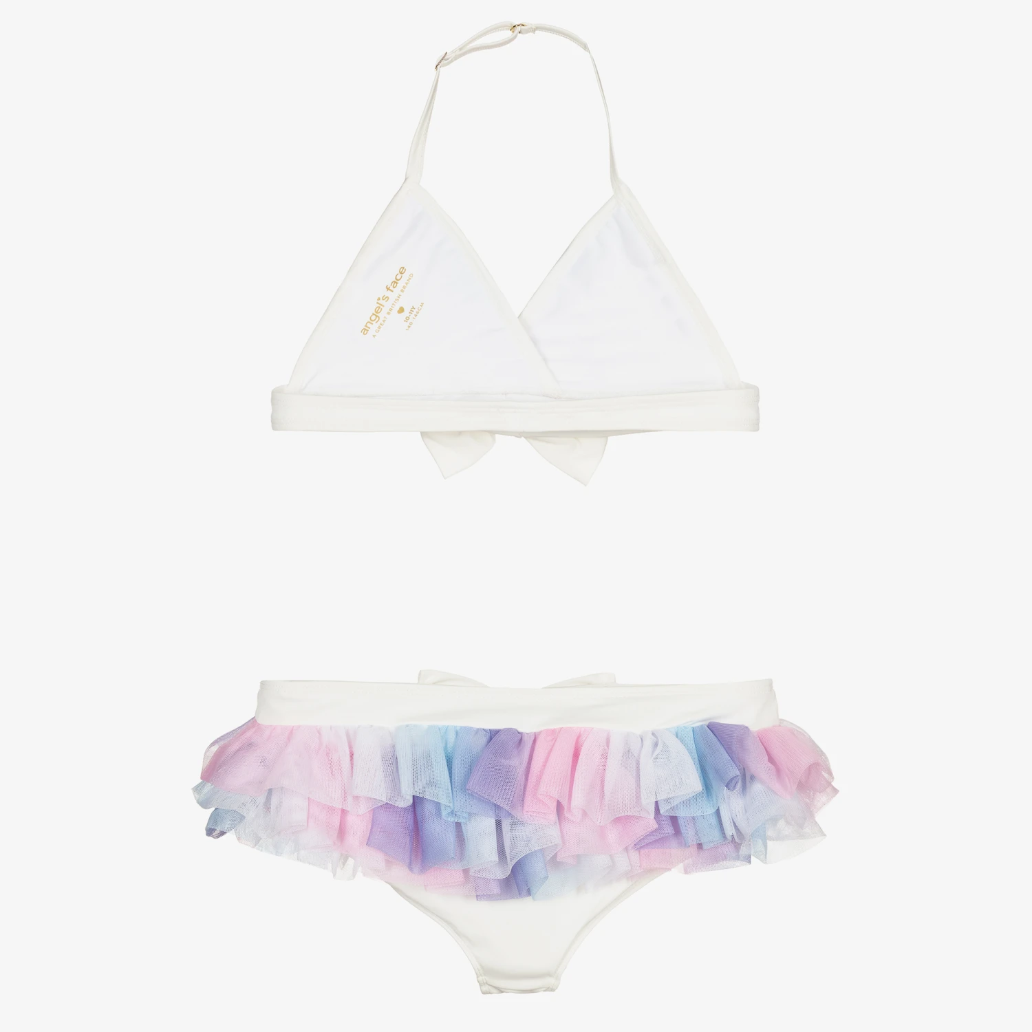 Angel's Face Teen White Bikini (UPF 50+) 2 Angel's Face Teen White Bikini (UPF 50+) - Image 2