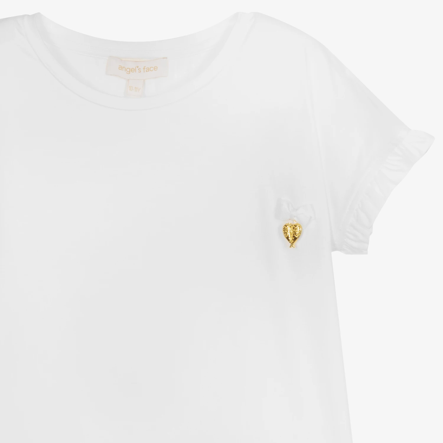 Angel's Face Teen White Wings T-Shirt 3 Angel's Face Teen White Wings T-Shirt - Image 3