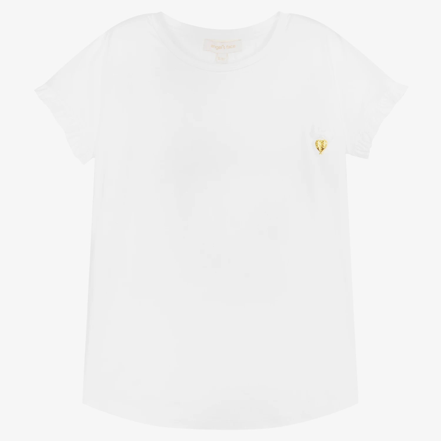 Angel's Face Teen White Wings T-Shirt 1 Angel's Face Teen White Wings T-Shirt