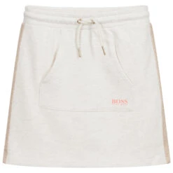 BOSS Teen Girls Grey Mini Skirt