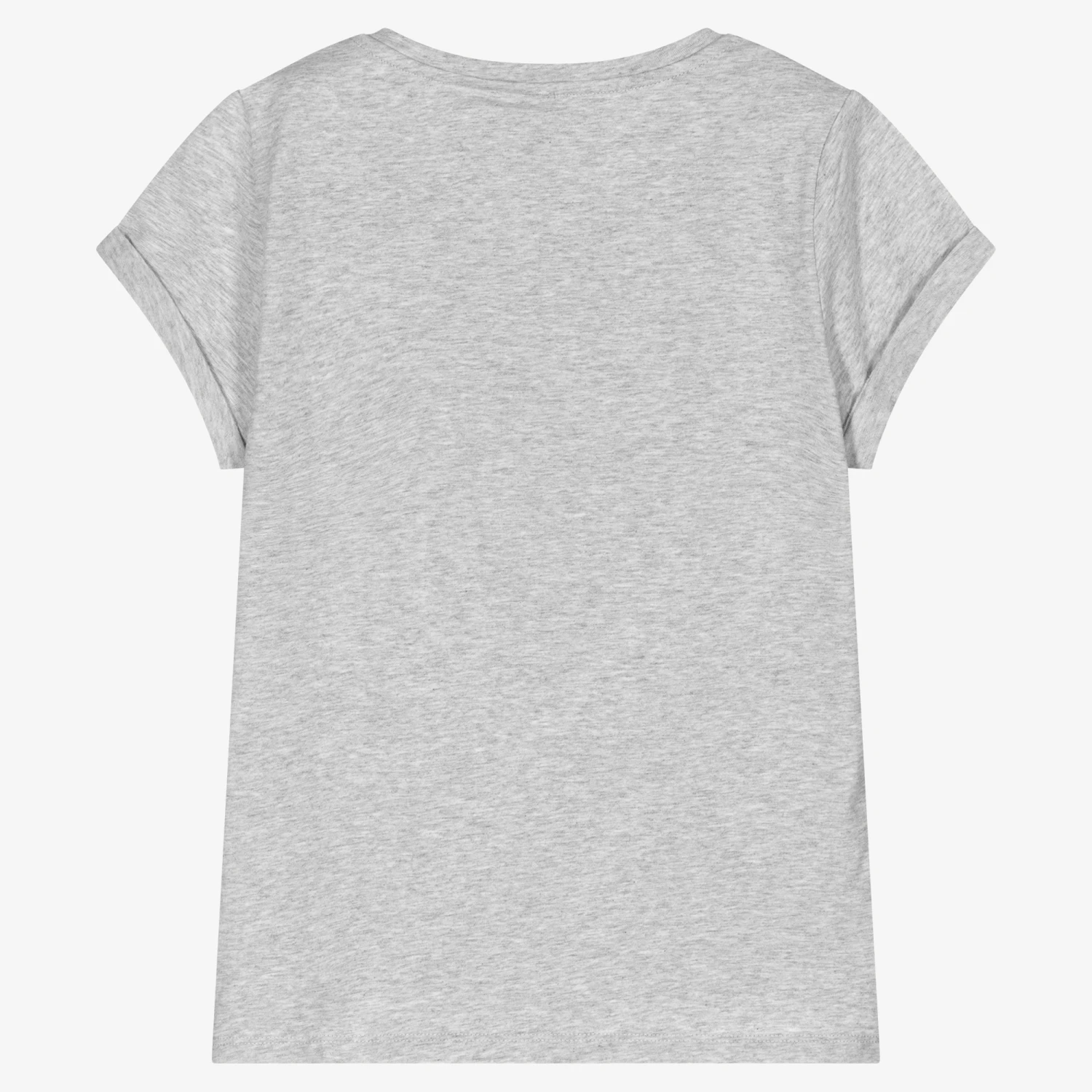 BOSS Teen Girls Grey Logo T-Shirt 2 BOSS Teen Girls Grey Logo T-Shirt - Image 2