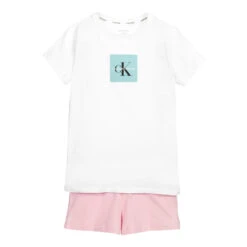 Calvin Klein Teen Girls Cotton Logo Pyjamas
