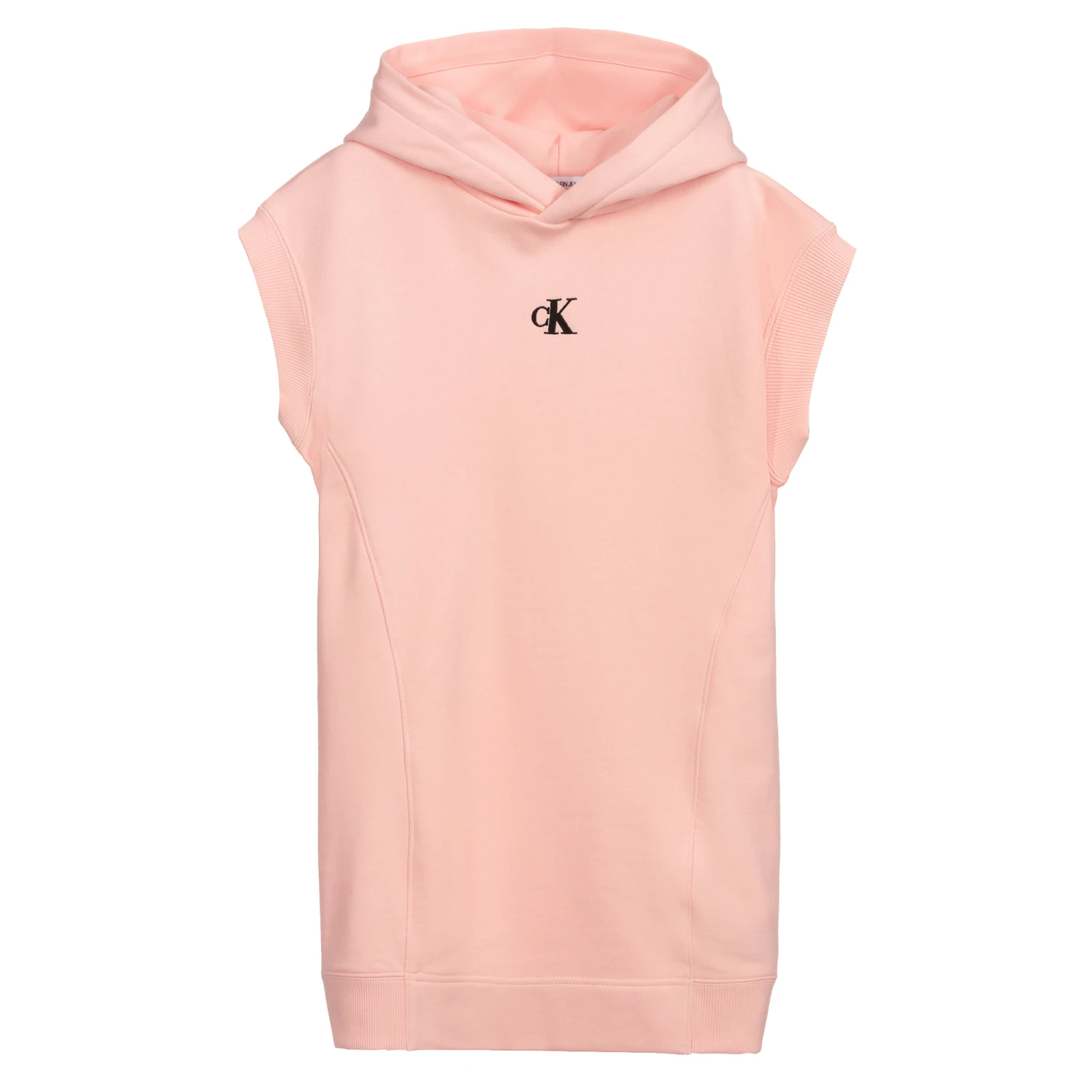 Calvin Klein Jeans Teen Girls Pink Hoodie Dress 1 Calvin Klein Jeans Teen Girls Pink Hoodie Dress