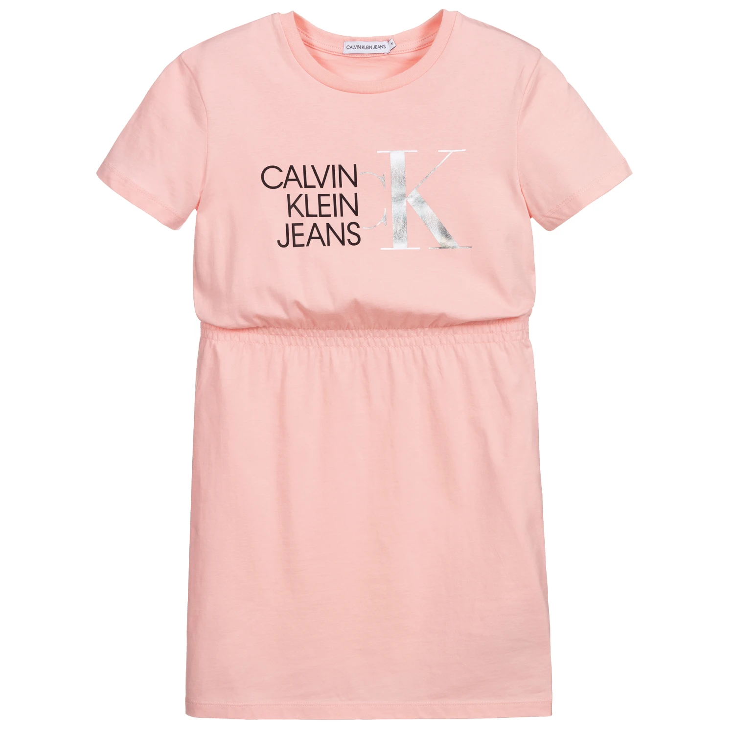 Calvin Klein Jeans Teen Girls Pink T-Shirt Dress 1 Calvin Klein Jeans Teen Girls Pink T-Shirt Dress