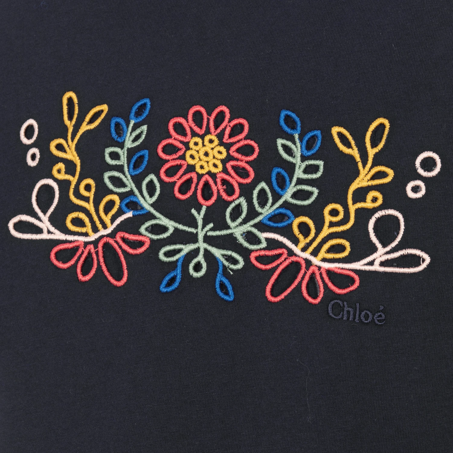 Chloé Teen Girls Blue Cotton Top 3 Chloé Teen Girls Blue Cotton Top - Image 3