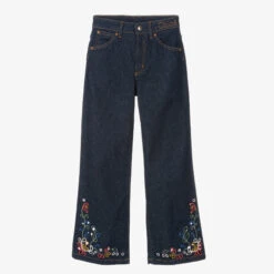 Chloé Teen Girls Blue Denim Jeans