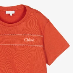 Chloé Teen Girls Burnt Orange Cotton Sweatshirt -Molo Store chloe teen girls burnt orange cotton sweatshirt 500296 808259e5f3ee7943643ce4a0e84866eefc6f052f