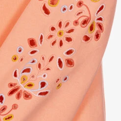 Chloé Teen Girls Coral Orange Floral Sweatshirt -Molo Store chloe teen girls coral orange floral sweatshirt 500331 d9db8cad536700d2abdd29976e7be61353626d54