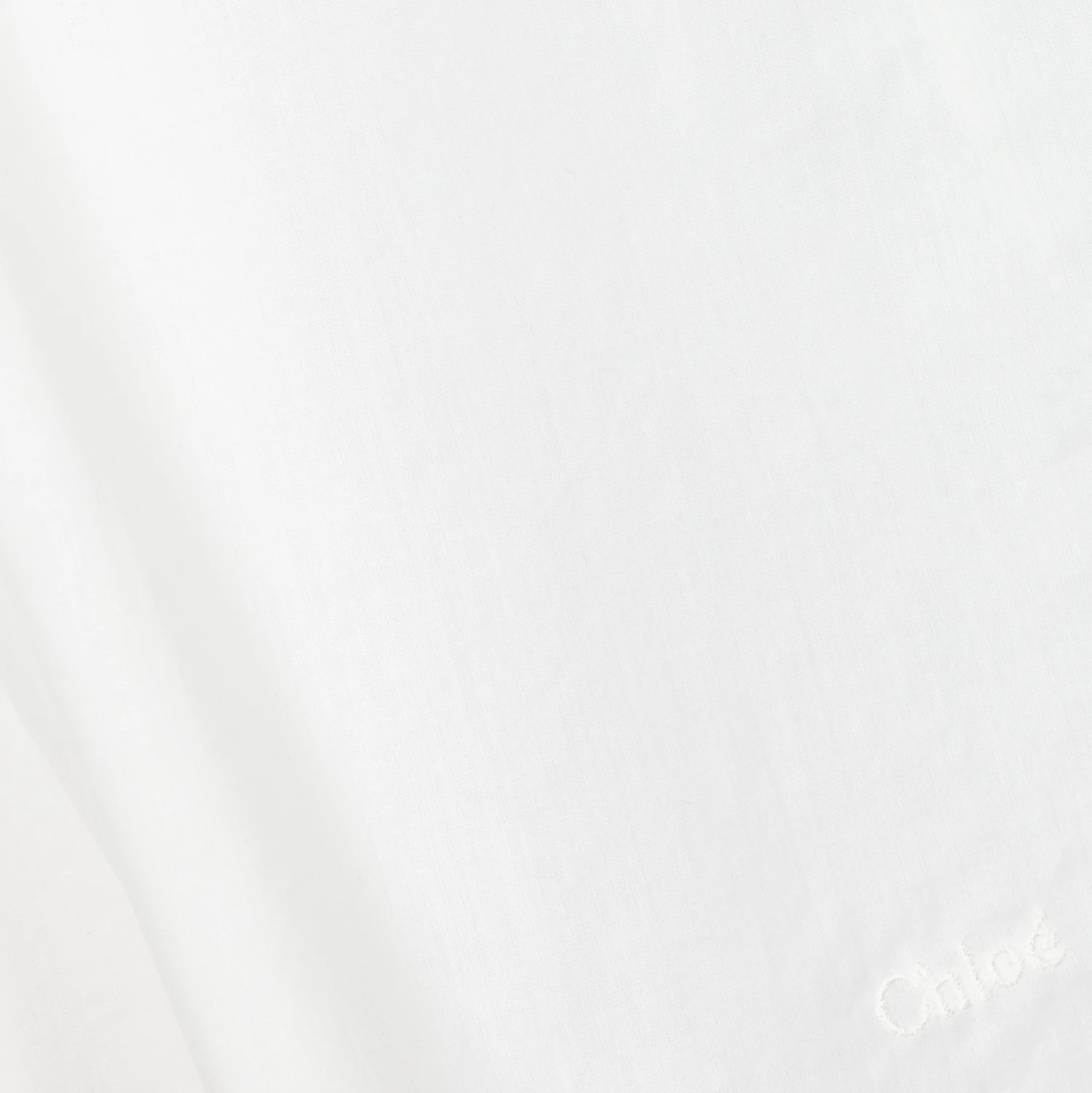 Chloé Teen Girls Ivory Cotton Dress 3 Chloé Teen Girls Ivory Cotton Dress - Image 3