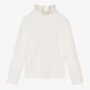 Chloé Teen Girls Ivory Ruffle Top