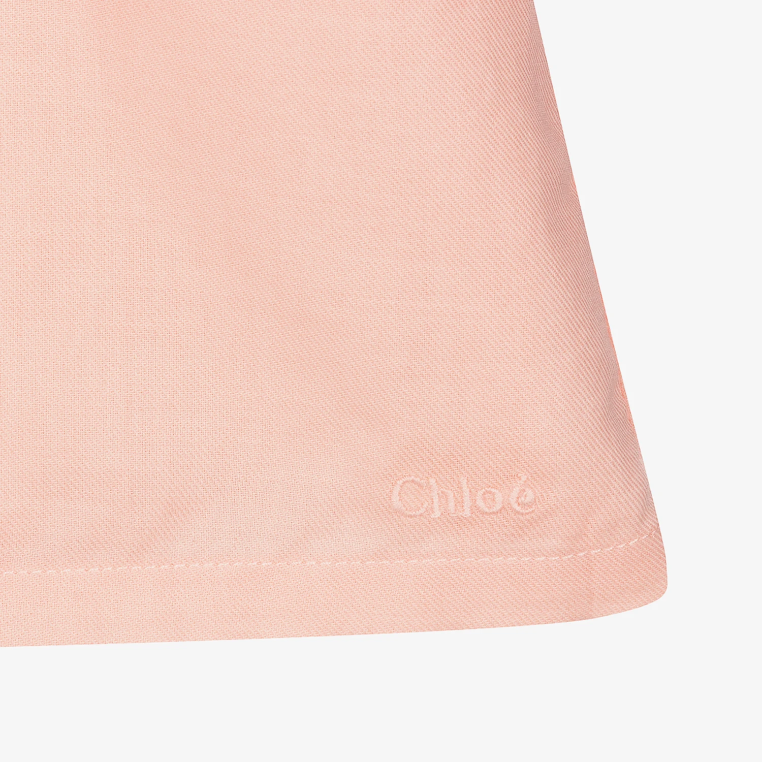 Chloé Teen Girls Pink Ruffle Dress 4 Chloé Teen Girls Pink Ruffle Dress - Image 4