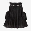 DKNY Teen Girls Black Nylon Skirt