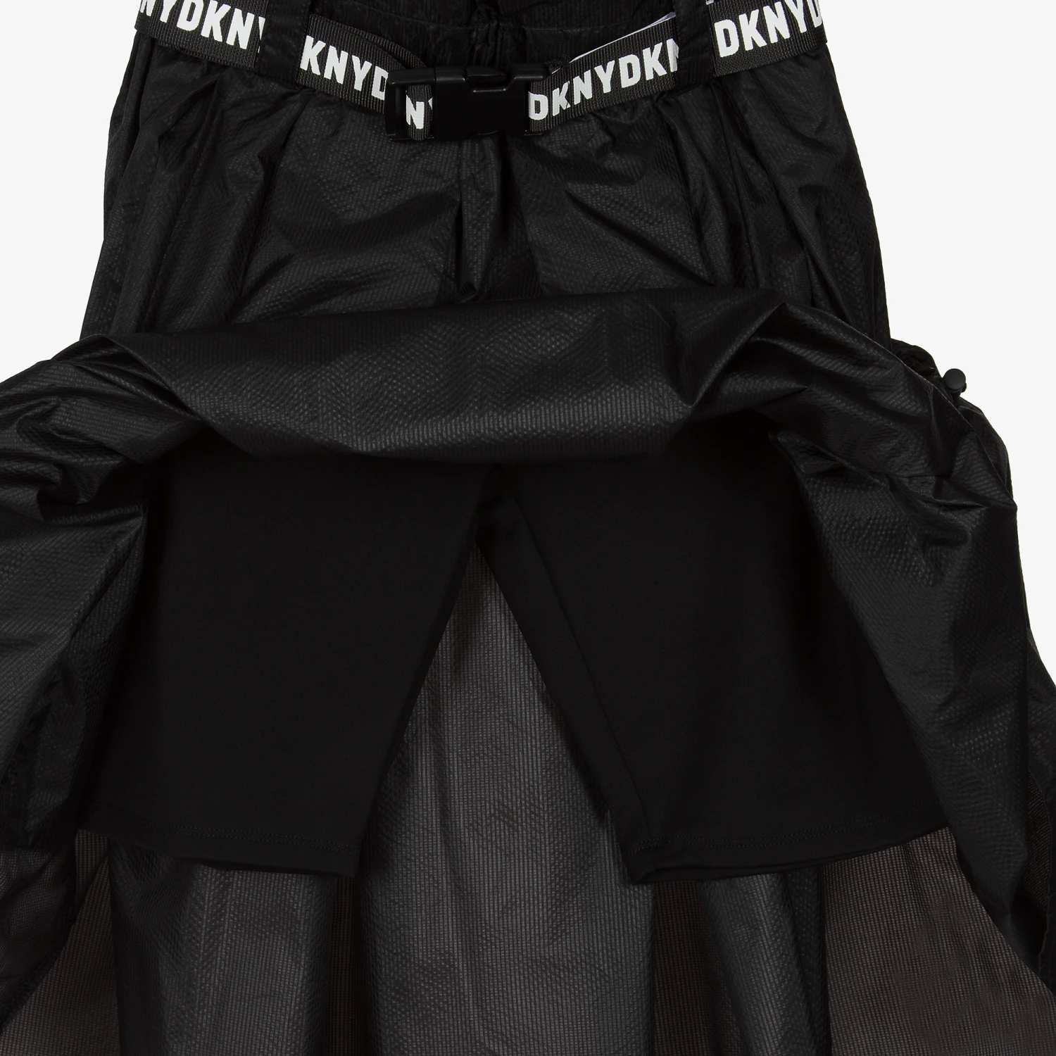DKNY Teen Girls Black Nylon Skirt 5 DKNY Teen Girls Black Nylon Skirt - Image 5