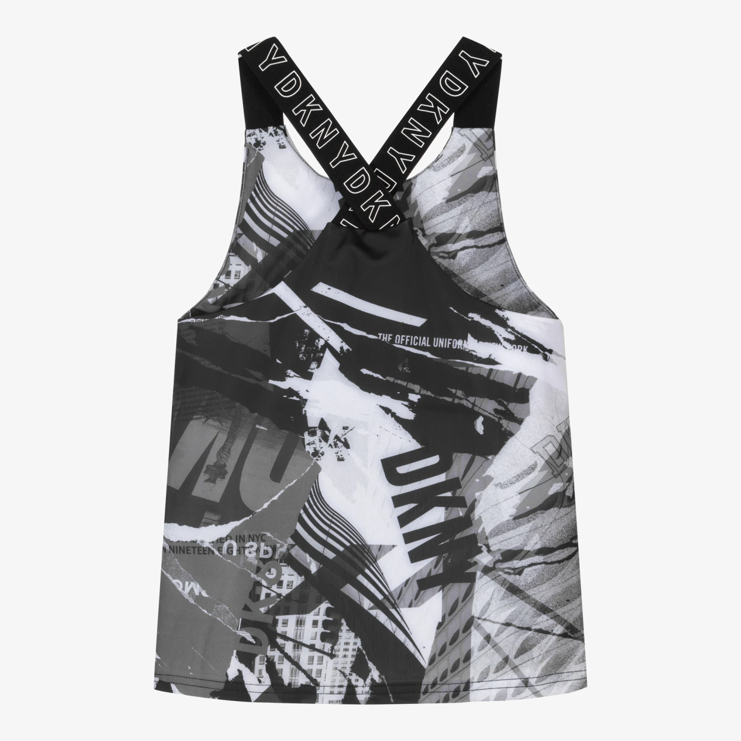DKNY Teen Girls Black & White Vest 2 DKNY Teen Girls Black & White Vest - Image 2