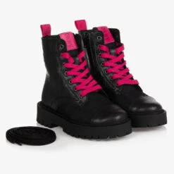 DKNY Teen Girls Faux Leather Boots