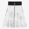 DKNY Teen Girls Iridescent Logo Skirt
