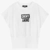 DKNY Teen Girls White Logo T-Shirt