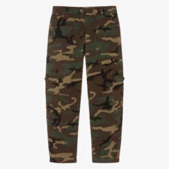 Dolce & Gabbana Teen Camouflage Cargo Trousers