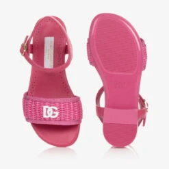 Dolce & Gabbana Teen Fuchsia Logo Straw Sandals -Molo Store dolce gabbana teen fuchsia logo straw sandals 486893 2f203159897c0ba76faf35e9b0057f3b934d0f03