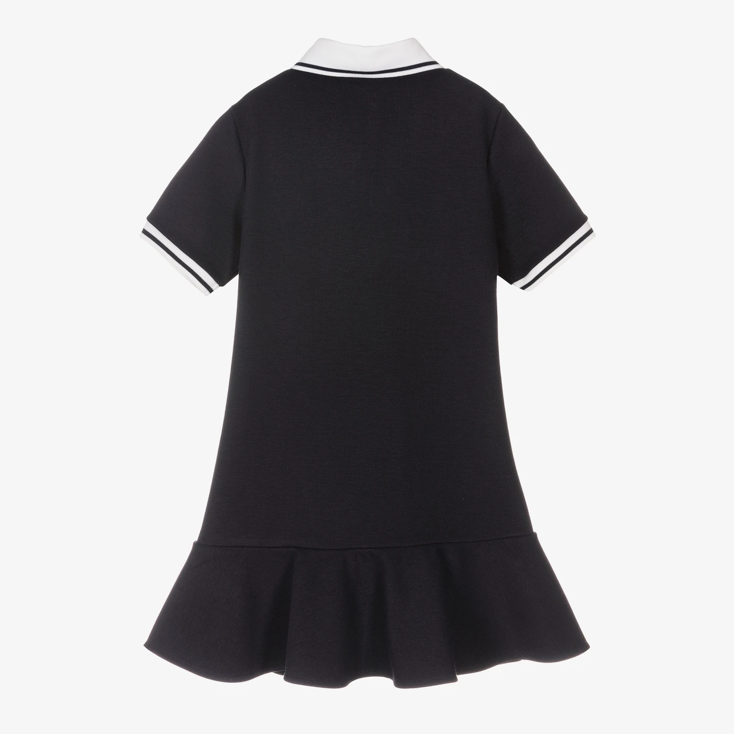 Dolce & Gabbana Teen Girls Navy Blue Polo Dress 2 Dolce & Gabbana Teen Girls Navy Blue Polo Dress - Image 2