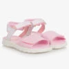 Dolce & Gabbana Teen Pink DG Logo Sandals