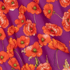 Dolce & Gabbana Teen Purple & Red Poppy Dress -Molo Store dolce gabbana teen purple red poppy dress 425212 b40501984558740129afb1d19d69eab4b18c0dff