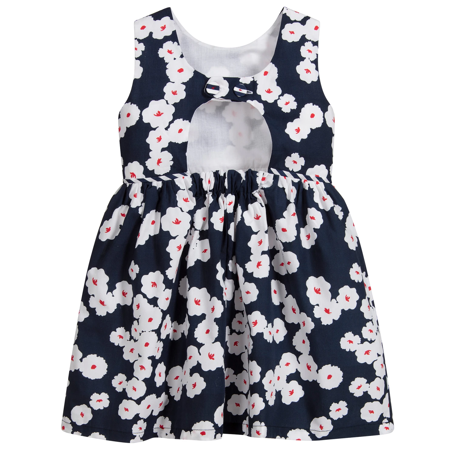Dr. Kid Teen Blue & White Floral Dress 2 Dr. Kid Teen Blue & White Floral Dress - Image 2