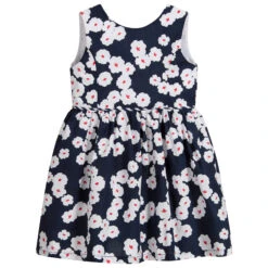 Dr. Kid Teen Blue & White Floral Dress