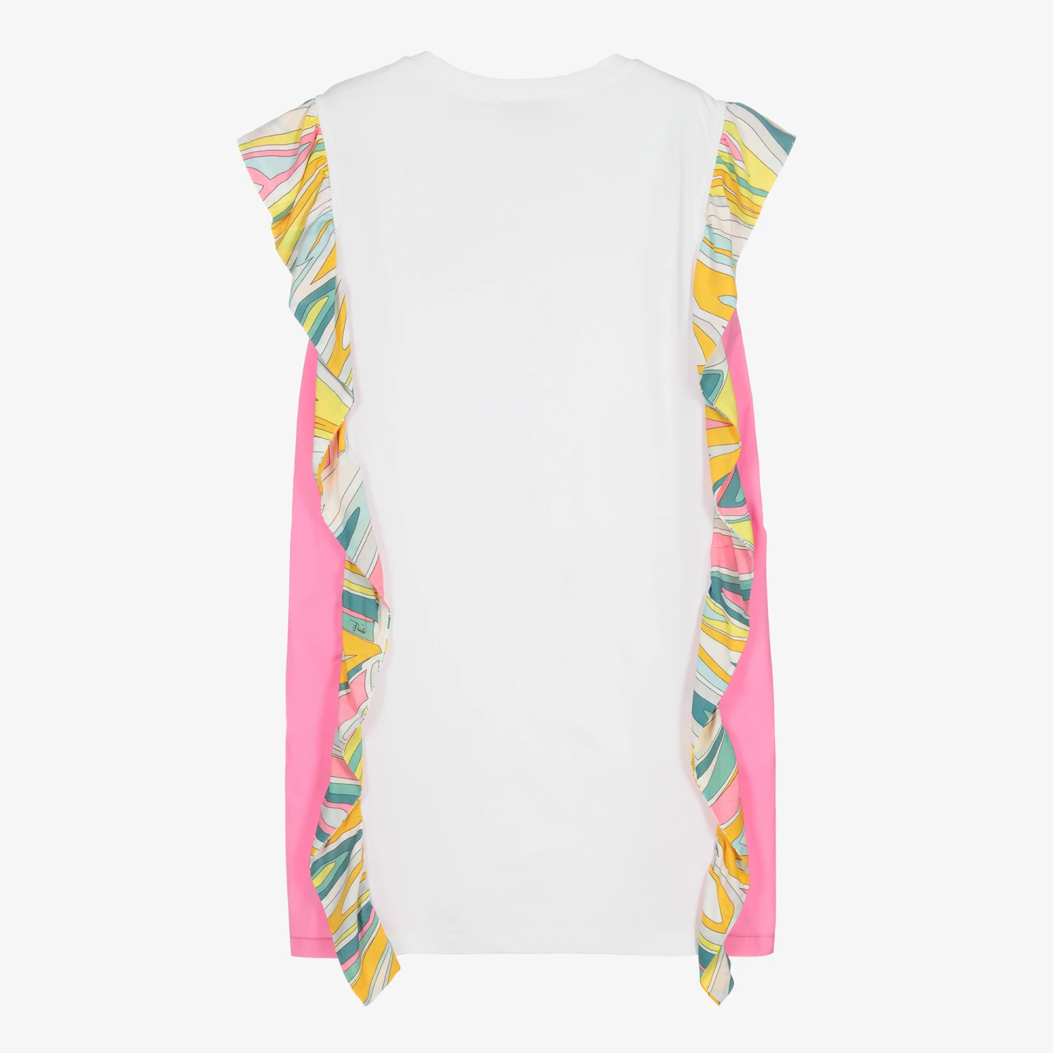 PUCCI Teen White & Pink Lance Dress 2 PUCCI Teen White & Pink Lance Dress - Image 2