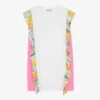 PUCCI Teen White & Pink Lance Dress