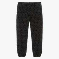 Emporio Armani Teen Girls Blue Eagle Joggers